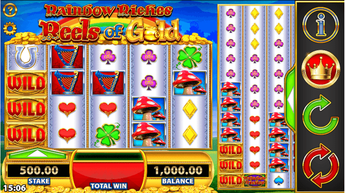 reels of gold rainbow riches