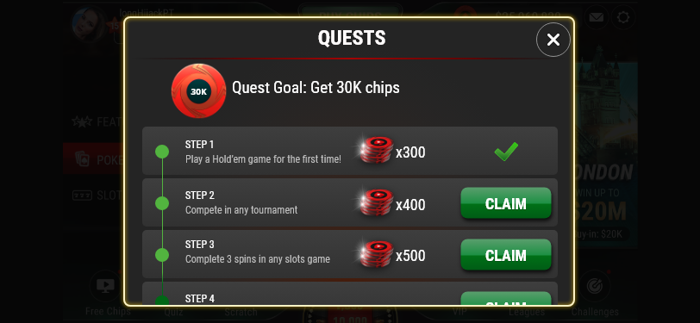 PokerStars Play Quest