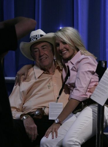 Doyle Brunson and daughter of Chip Reese