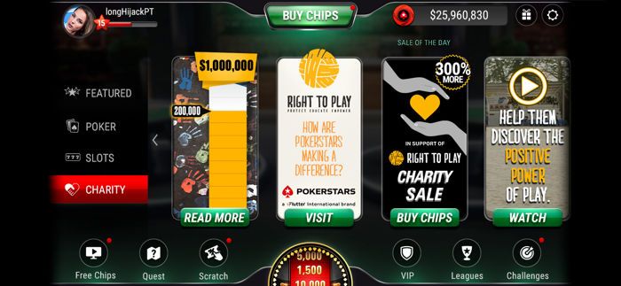 Thanks a Million Campaign with PokerStars Play
