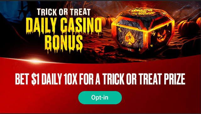daily trick or treat bonus