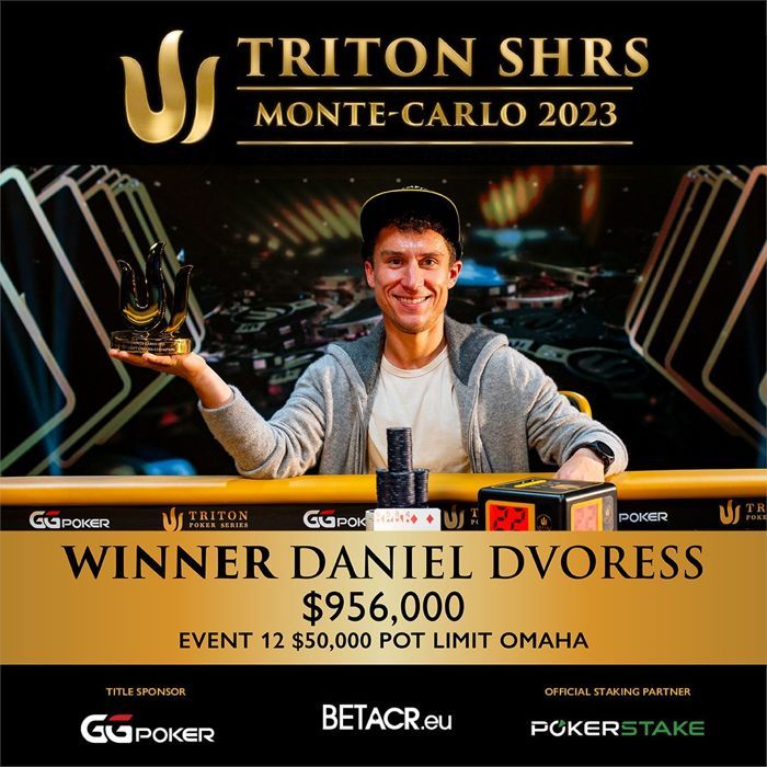 Daniel Dvoress Triton Poker