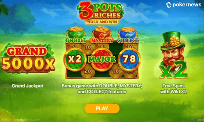 Play 3 Pots Riches Hold And Win Slot at McLuck.com