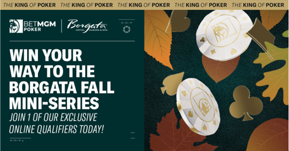 BetMGM Poker hosts six-figure Sundays;  Preparing for Borgata Fall Mini-Series 101