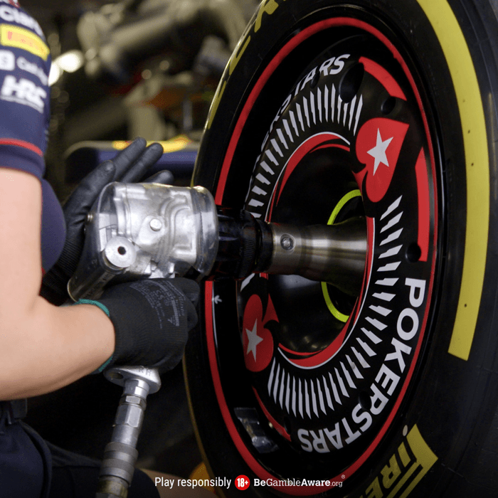 F1 Grand Prix Red Bull PokerStars Wheel Cover