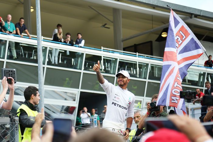 Lewis Hamilton at the 2018 Italian Grand Prix
