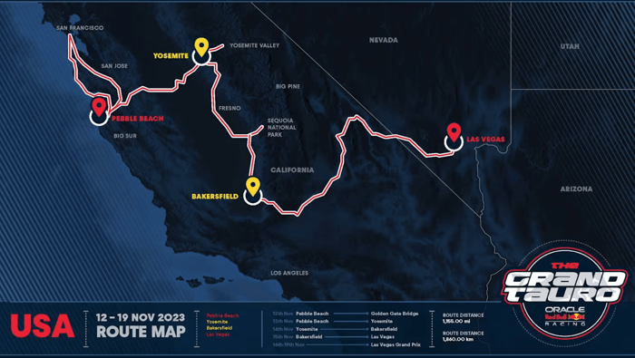 Oracle Red Bull Racing Grand Tauro USA