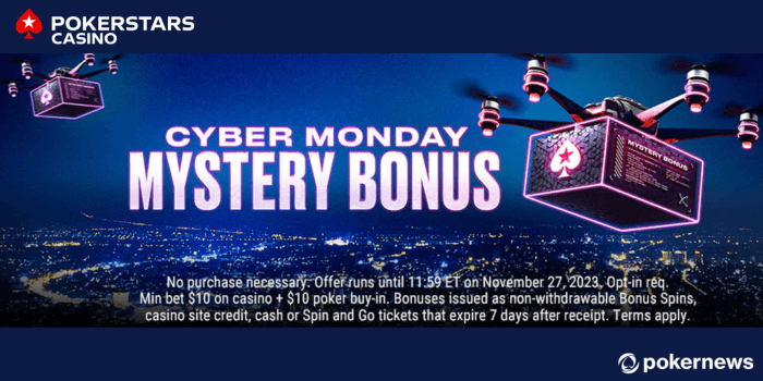 Cyber Monday at PokerStars Casino