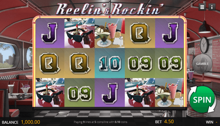 Reelin' n' Rockin' slot game.