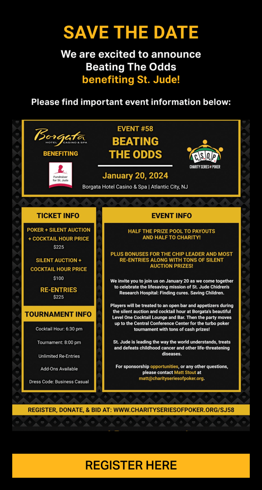 Nominees Announced for Next Week’s 2nd Annual Charity Series of Poker ...