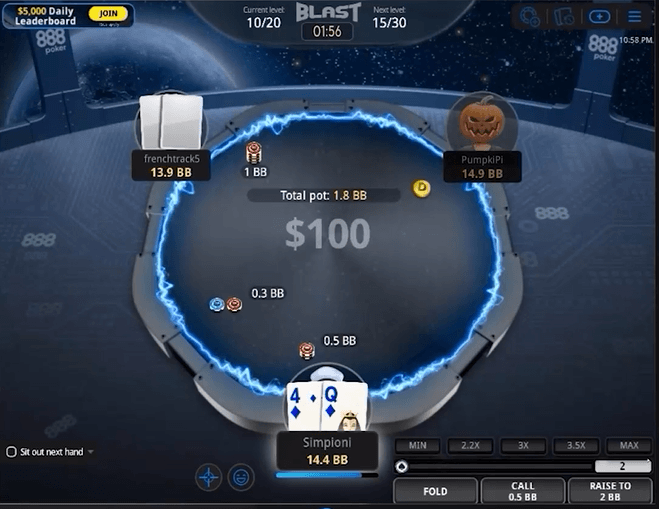 888poker PC Tables