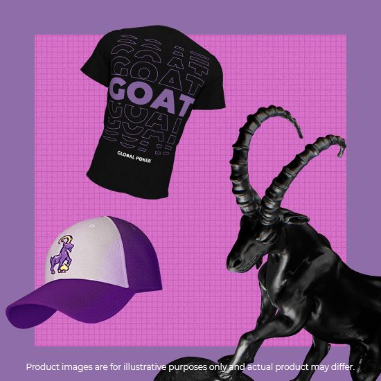 GOAT VI Global Poker Merch