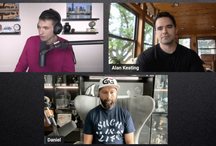 Doug Polk、Daniel Negreanu 和 Alan Keating