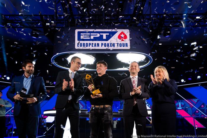 Cedric Billot with EPT London Winner Ian Hamilton 