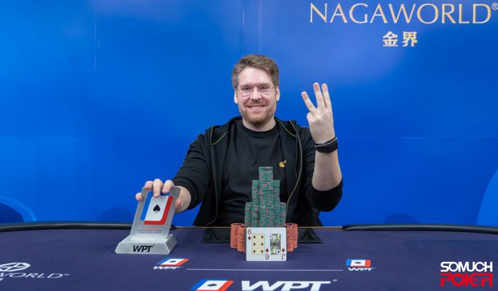 Rui Bouquet faturou 3 títulos no WPT Camboja