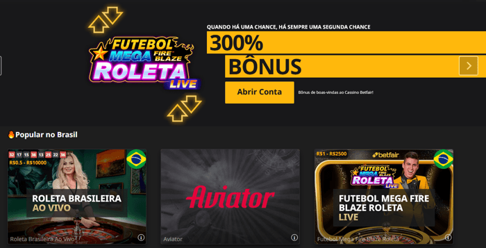 Betfair Bônus Cassino no Brasil