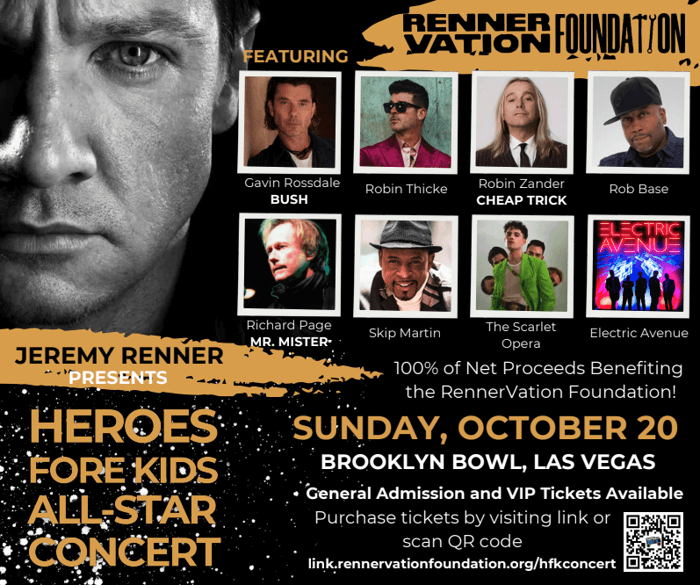 Jeremy Renner Celebrity Concert