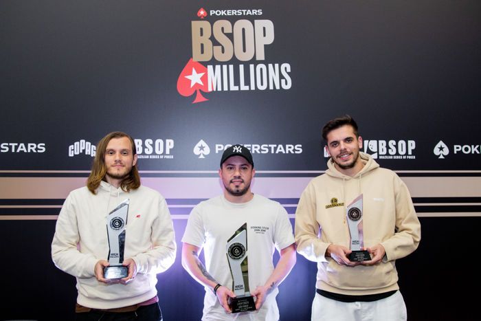 Pódio do 2-Day High Roller BSOP Millions 2024