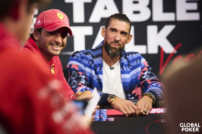 Michael Phelps and Carlos Sainz Jr.