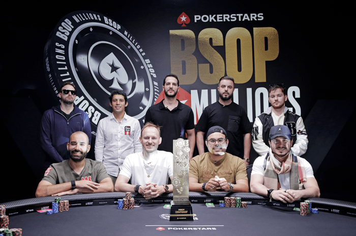 Mesa final do BSOP Millions Championship