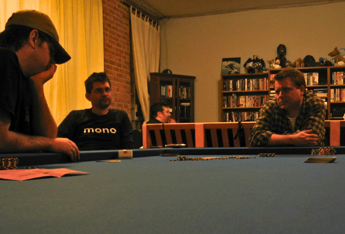 Albini & Sean Cline playing in the studio lounge in April 2004