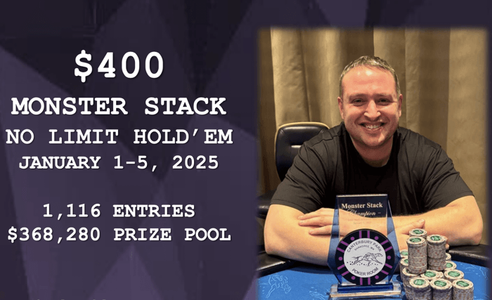 11-Way Deal in Massive Monster Stack Tournament; "Crazy Carl" Crowned Champ 101