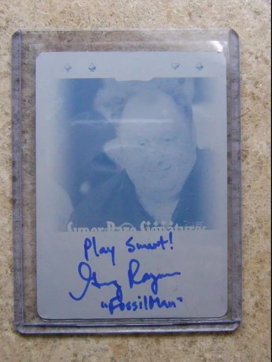 Greg Raymer Poker Card