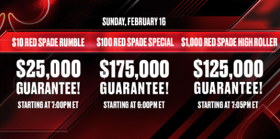 PokerStars Red Spade Sunday