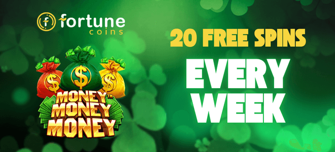 Play Money Money Money at Fortune Coins Casino