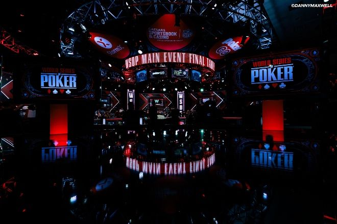 Mesa da TV WSOP