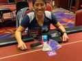 $185 NLH Mini Main Event winner Lisa Taylor 