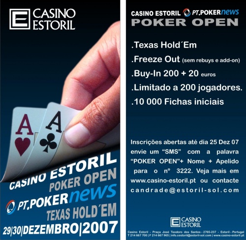 Casino Estoril Poker Open – PT.PokerNews 29 & 30 December 0001 Casino Estoril Poker Open – PT.PokerNews 29 & 30 December 0001