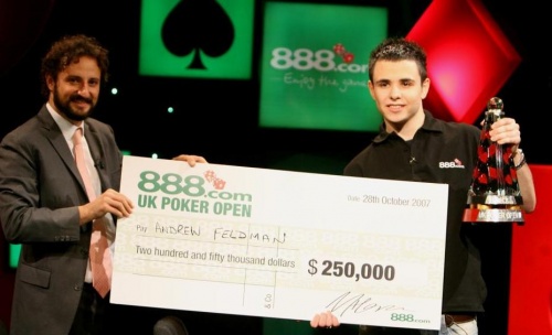 UK PokerNews Exclusive: Interview with 888 Poker Open Winner Andrew Feldman 0001 UK PokerNews Exclusive: Interview with 888 Poker Open Winner Andrew Feldman 0001