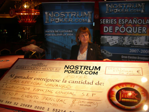 Chelo Navarro se lleva el anual de las series españolas de póquer 0001 Chelo Navarro se lleva el anual de las series españolas de póquer 0001
