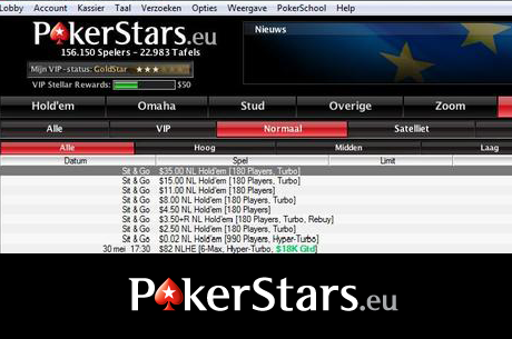 PokerStars migreert Nederlandse spelers naar .EU cliënt