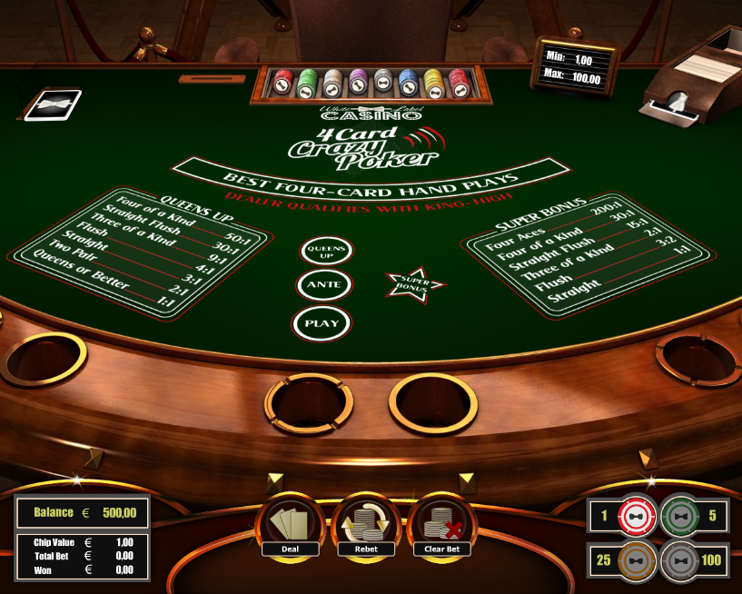 Crazy 4 Poker quand les joueurs ont un 'edge' sur la banque PokerNews