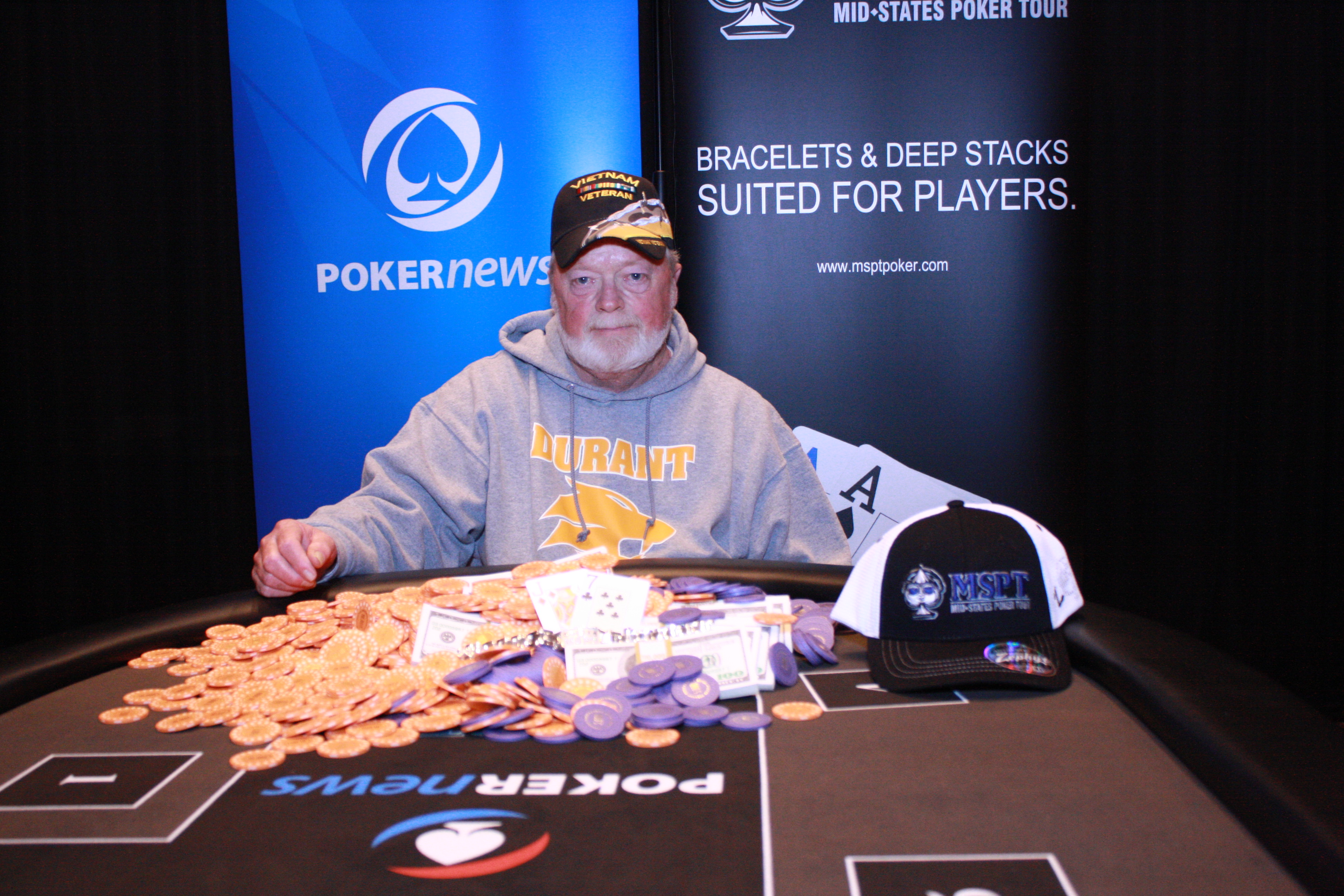 Mid-states poker tour results