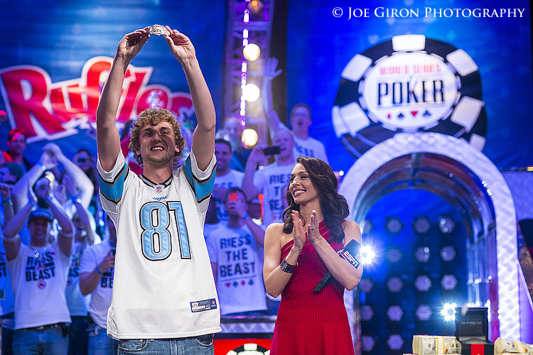 Ryan Riess Wins the 2013 World Series of Poker Main Event for