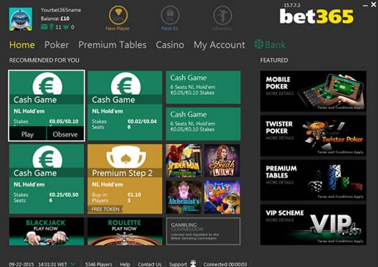 Bet365 poker app