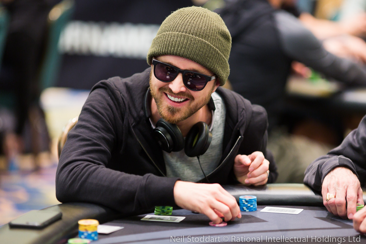 Breaking Good: Aaron Paul Makes Day 2 of PokerStars Championship ...