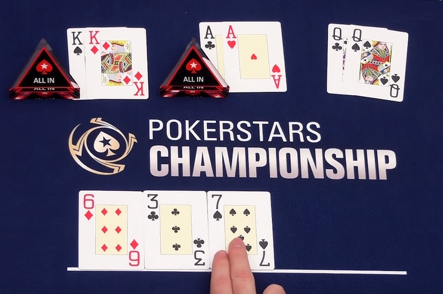 poker 3 king vs 2 ace