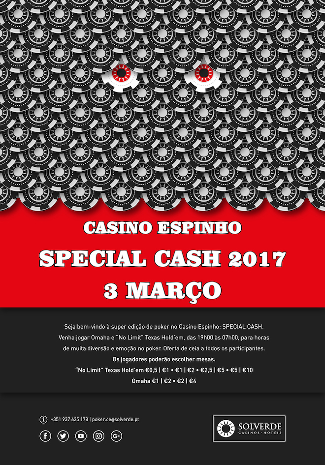 Segunda Edição Special Cash Casino Espinho Dia 3 de Março - Pokernews