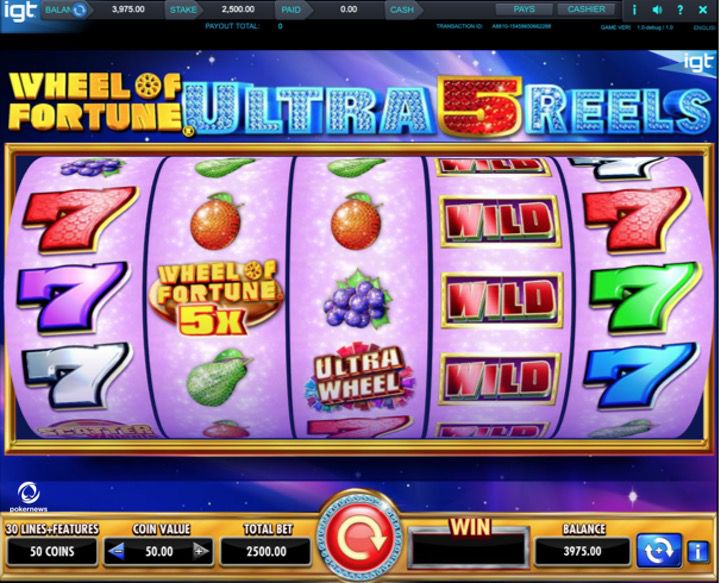 Free Slots: Wheel of Fortune Ultra 5 Reels | PokerNews