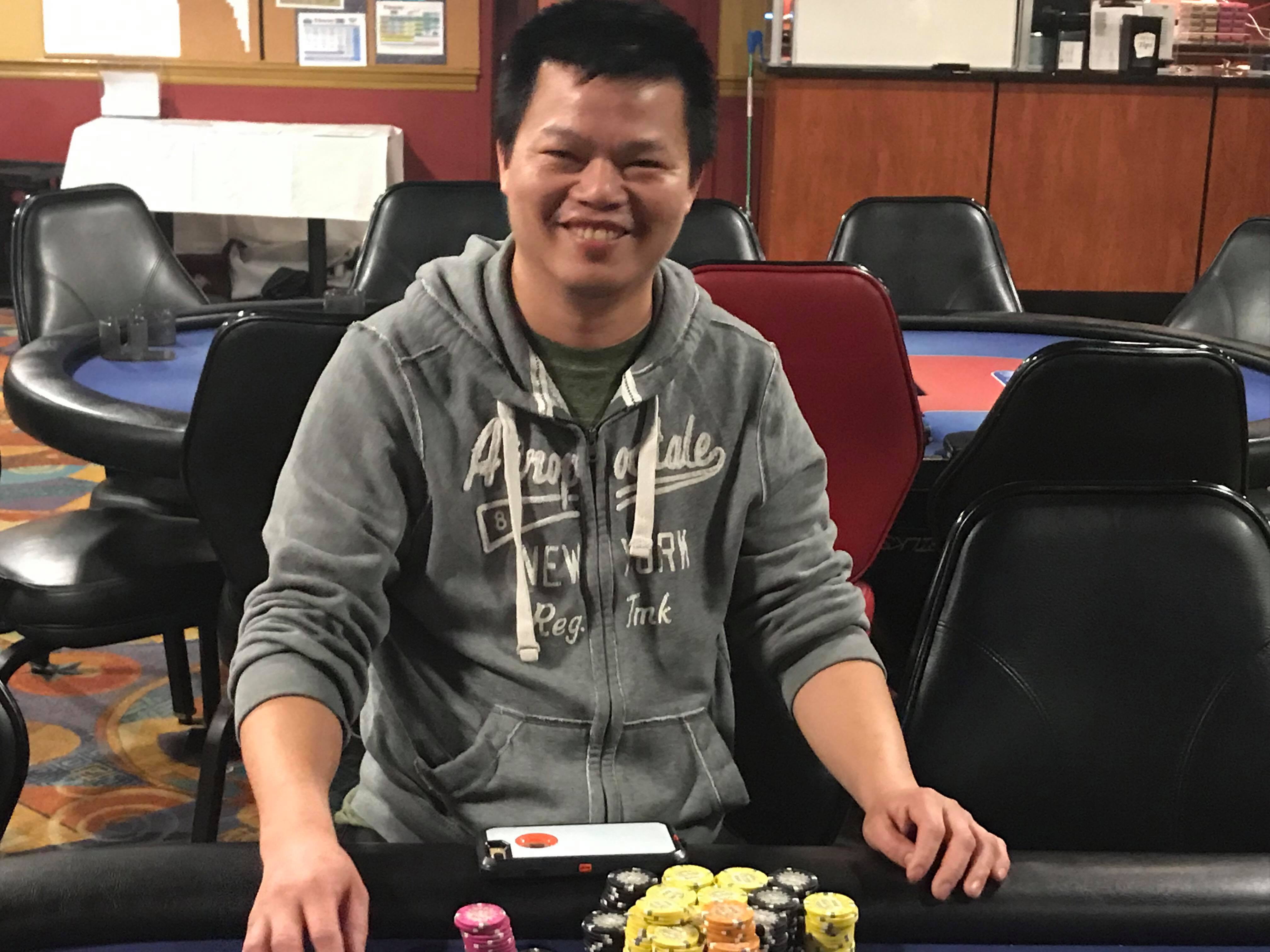 Peter Wang Leads After 2019 Ante Up Poker Tour Tampa Bay Downs Day 1A
