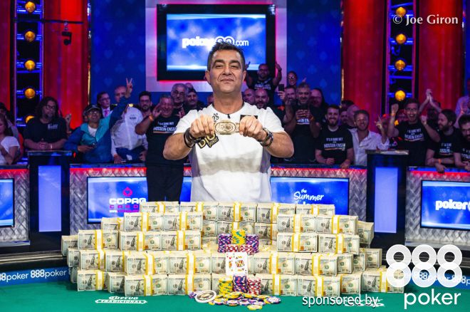 Hossein Ensan Wins the 2019 World Series of Poker Main Event for $10,000,000