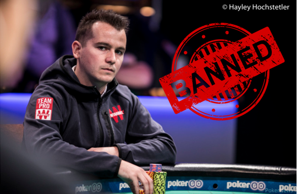 Fransman Ivan Deyra speelt vals met poker