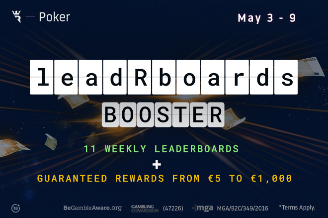 Photo of Win Up to €1,000 with leadRboards Booster This Week on Run It Once Poker
