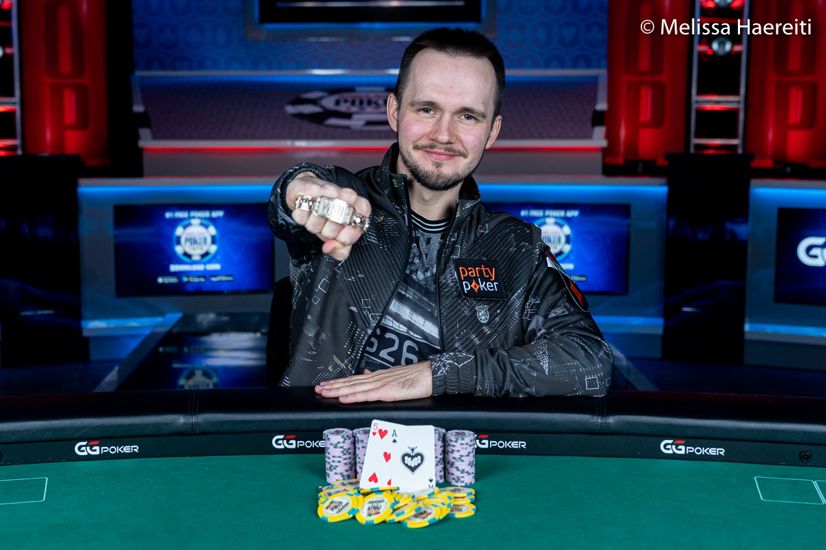 Mikita Badziakouski Claims First Gold Bracelet in Event #85