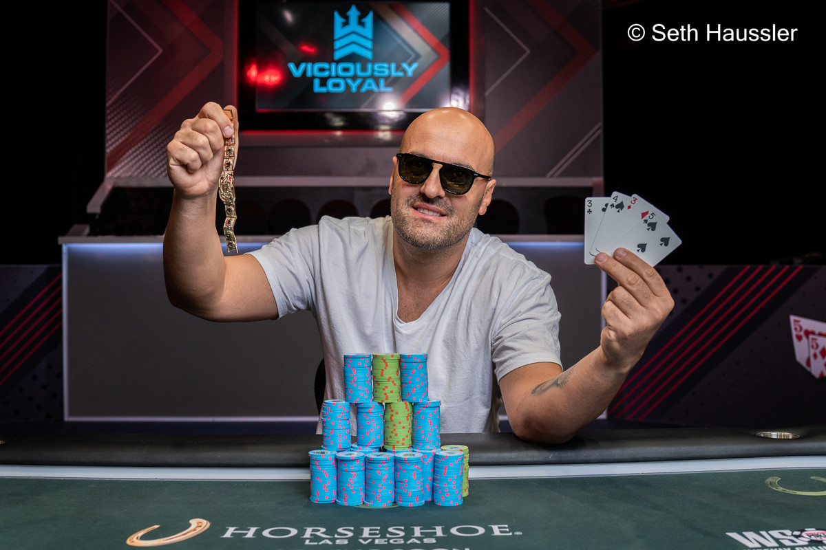 Frenchman Leo Soma Wins First WSOP Bracelet in Event #14: $1,500