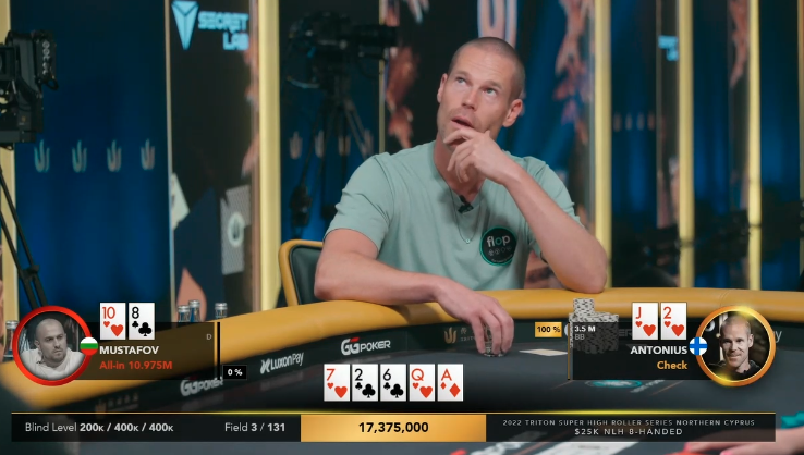 Is this Hero Call by Patrik Antonius the Sickest Ever in a K High Roller?